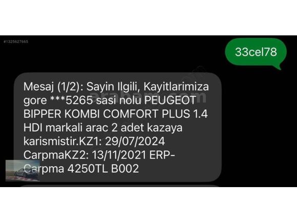 2012 181.000KM COMFORT PLUS