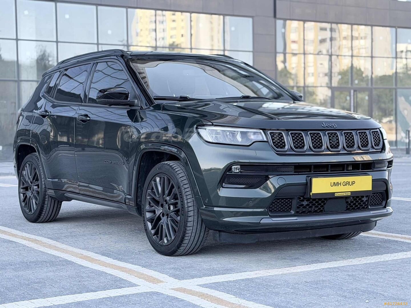 Galeriden Jeep Compass 1.3 GSE S Limited 2021 Model Ankara 72.000 km Yeşil 2