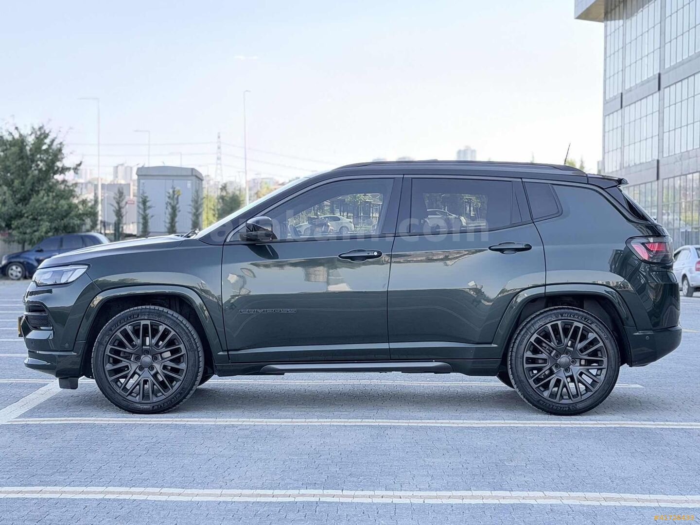 Galeriden Jeep Compass 1.3 GSE S Limited 2021 Model Ankara 72.000 km Yeşil 7