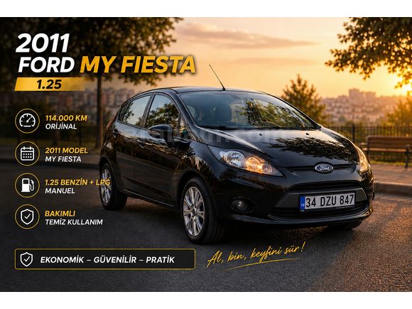Sahibinden Ford Fiesta 1.25 My 2011 Model 