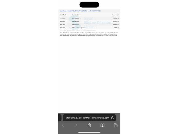 YETKİLİ SERVİS BAKIMLI Volkswagen Beetle 1.2 TSi Design 2015 Model 