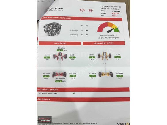 SEMBOL 1.5 DİZEL TOCH 95 HP FIRSAT ARACI