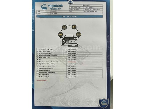 Sahibinden Fiat Egea 1.4 Fire Easy 2018 Model 