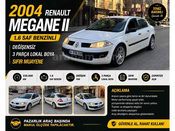 Sahibinden Renault Megane 1.6 Expression 2004 Model 