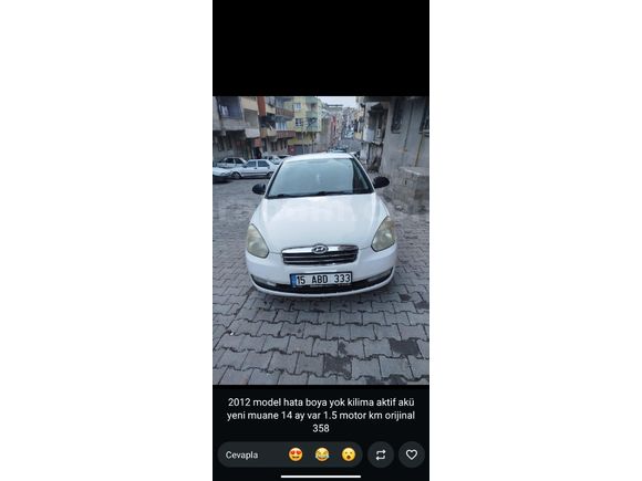 Sahibinden Hyundai Accent Era 1.5 CRDi Team 2012 Model