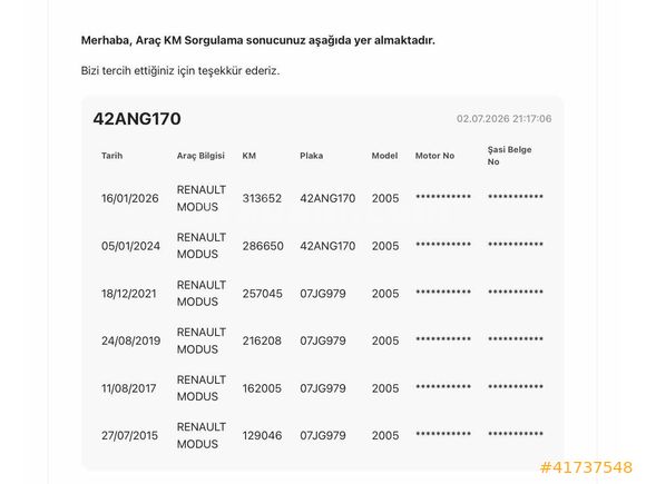 TEMİZ VE BAKIMLI 2005 Renault Modus 1.4 16V Authentique, KLİMALI