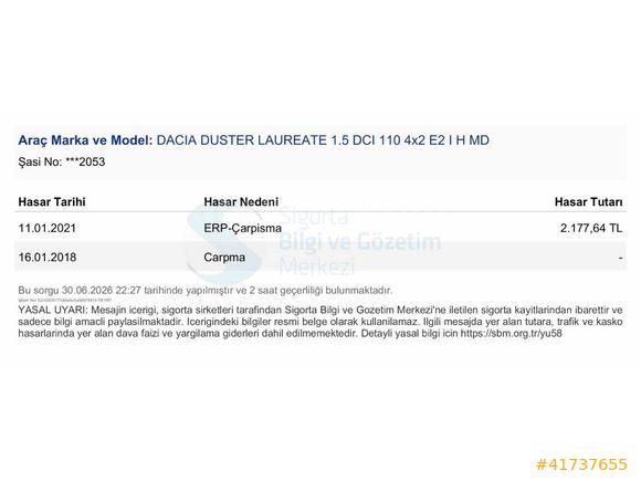 2017 ÇIKIŞLI DACİA DUSTER 110HP LAUREATE LOOK İLK SAHİP 4*2