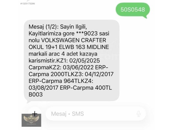 2016 19+1 OKUL VE TURİZME UYGUN CRAFTER
