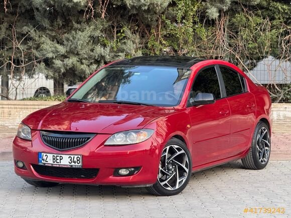 Galeriden Mazda 3 1.6 Dynamic 2006 Model Konya 257.000 km Kırmızı