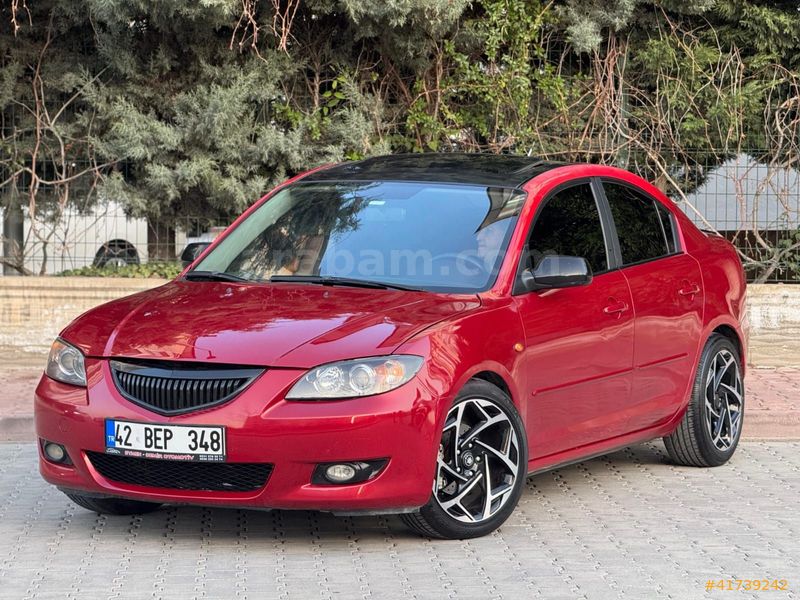 Galeriden Mazda 3 1.6 Dynamic 2006 Model Konya 257.000 km Kırmızı