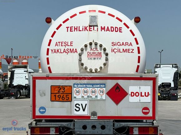 ERÇAL 'DAN 2014 Mercedes 2529'dan İnme / Isısan - Lpg Tankeri