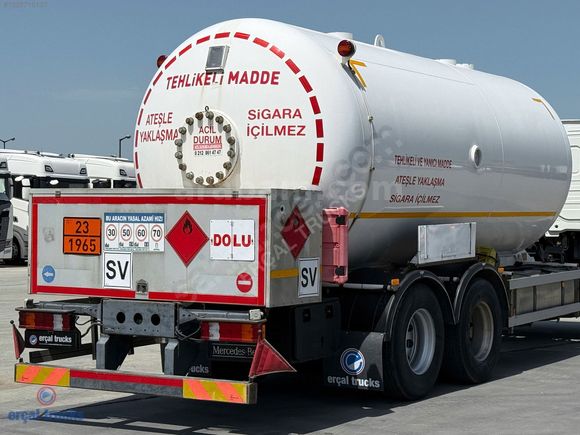 ERÇAL 'DAN 2014 Mercedes 2529'dan İnme / Isısan - Lpg Tankeri
