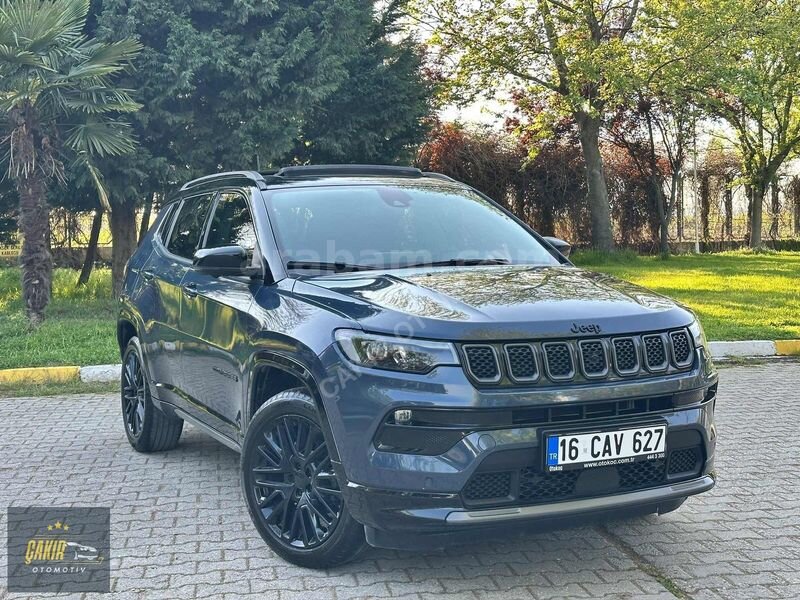 Galeriden Jeep Compass 1.5 Hybrid S Limited 2023 Model Bursa 104.000 km Mavi