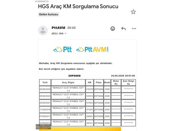 *NİHAT DEMİRHAN OTOMOTİV*2008 HATASIZ SEMBOL KM 140 BİN