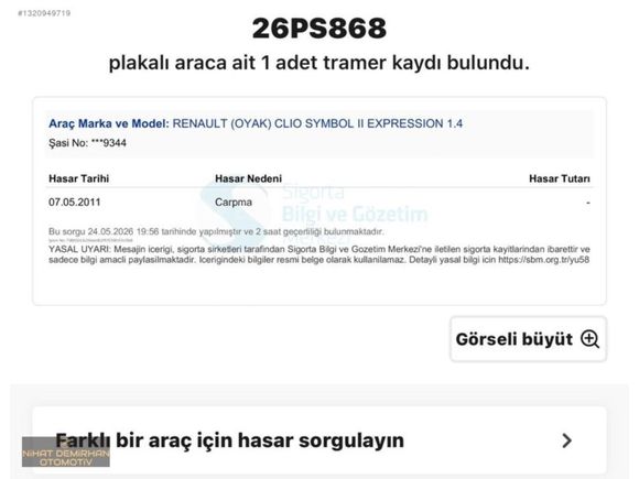 *NİHAT DEMİRHAN OTOMOTİV*2008 HATASIZ SEMBOL KM 140 BİN