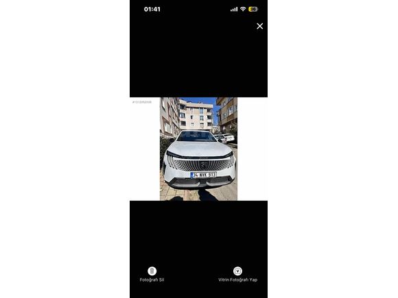 Sahibinden Peugeot e-3008 Allure 2025 Model İstanbul 9.500 km Beyaz