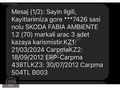 ORJİNAJ BAKIMLI FABİA