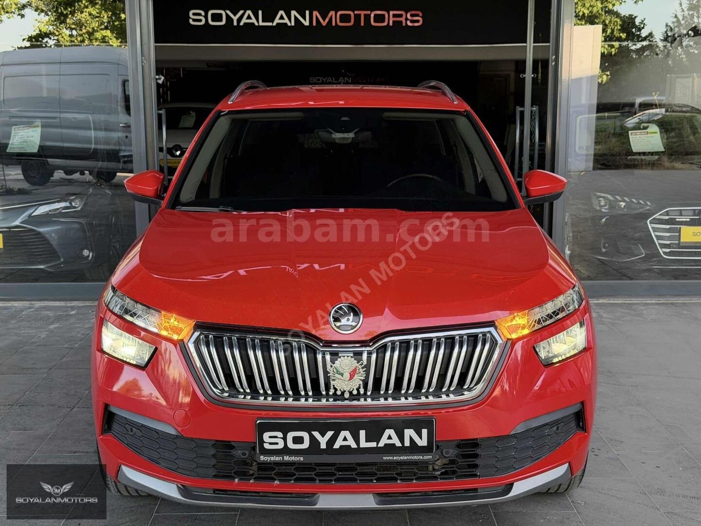 Galeriden Skoda Kamiq 1.6 TDI Premium 2020 Model İstanbul 111.000 km Kırmızı 3