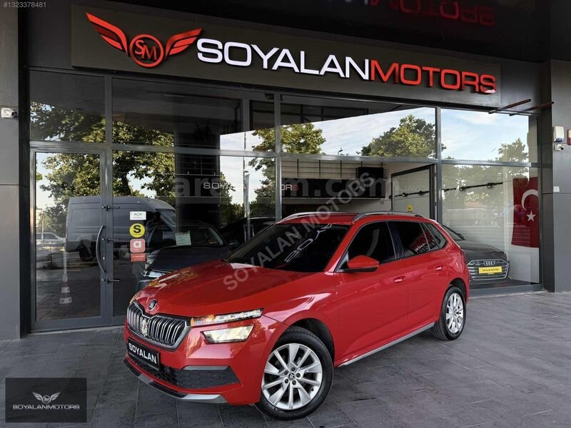 Galeriden Skoda Kamiq 1.6 TDI Premium 2020 Model İstanbul 111.000 km Kırmızı