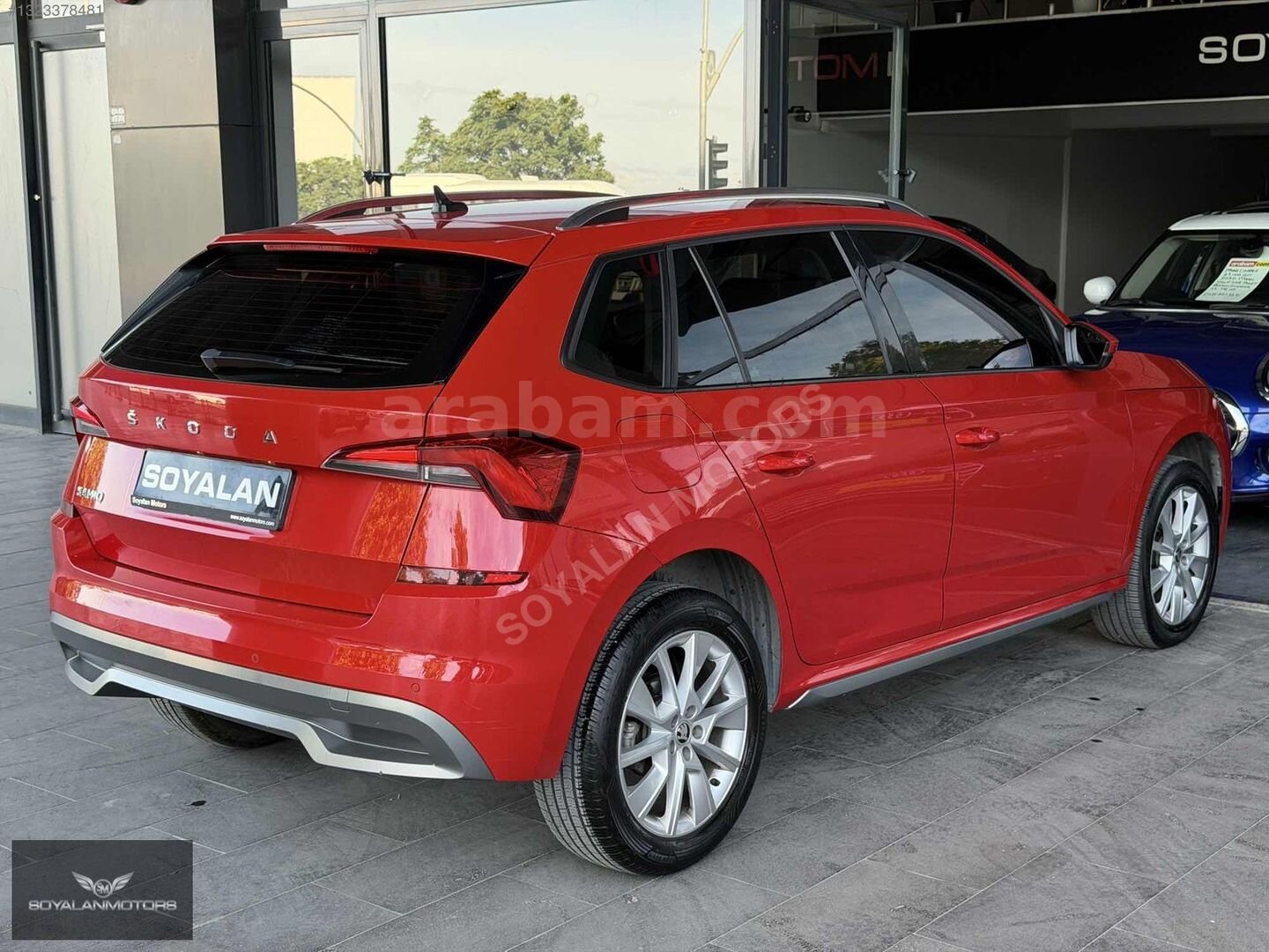 Galeriden Skoda Kamiq 1.6 TDI Premium 2020 Model İstanbul 111.000 km Kırmızı 7