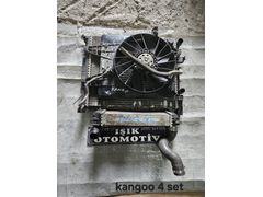 Kangoo 4 intercooler radyatör su klima fan seti çıkma orjinal