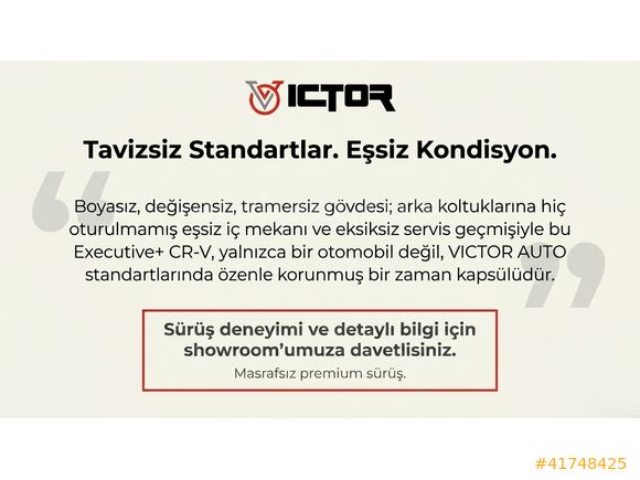 VICTOR AUTO | 2016 HONDA CR-V 1.6i D-TEC EXC+ BOYASIZ