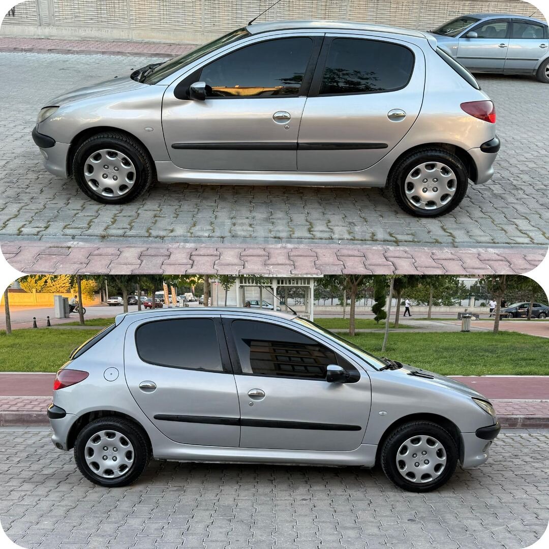 Galeriden Peugeot 206 1.6 XT 2002 Model Konya 240.000 km Gri (Gümüş) 7