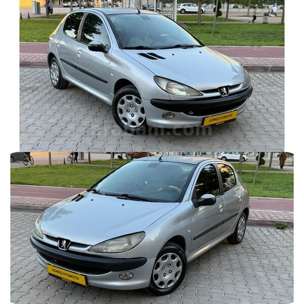 Galeriden Peugeot 206 1.6 XT 2002 Model Konya 240.000 km Gri (Gümüş)