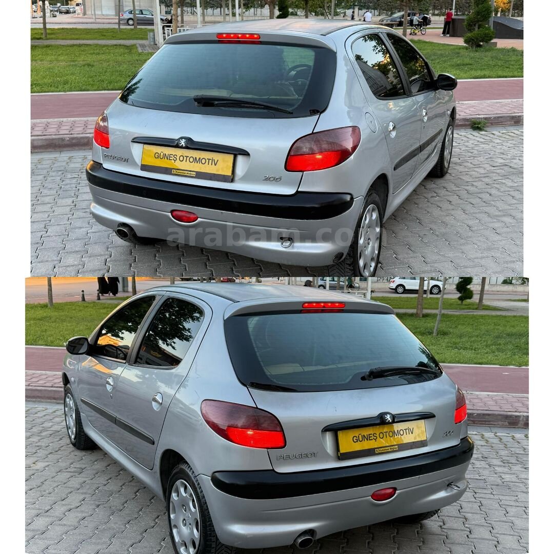 Galeriden Peugeot 206 1.6 XT 2002 Model Konya 240.000 km Gri (Gümüş) 3