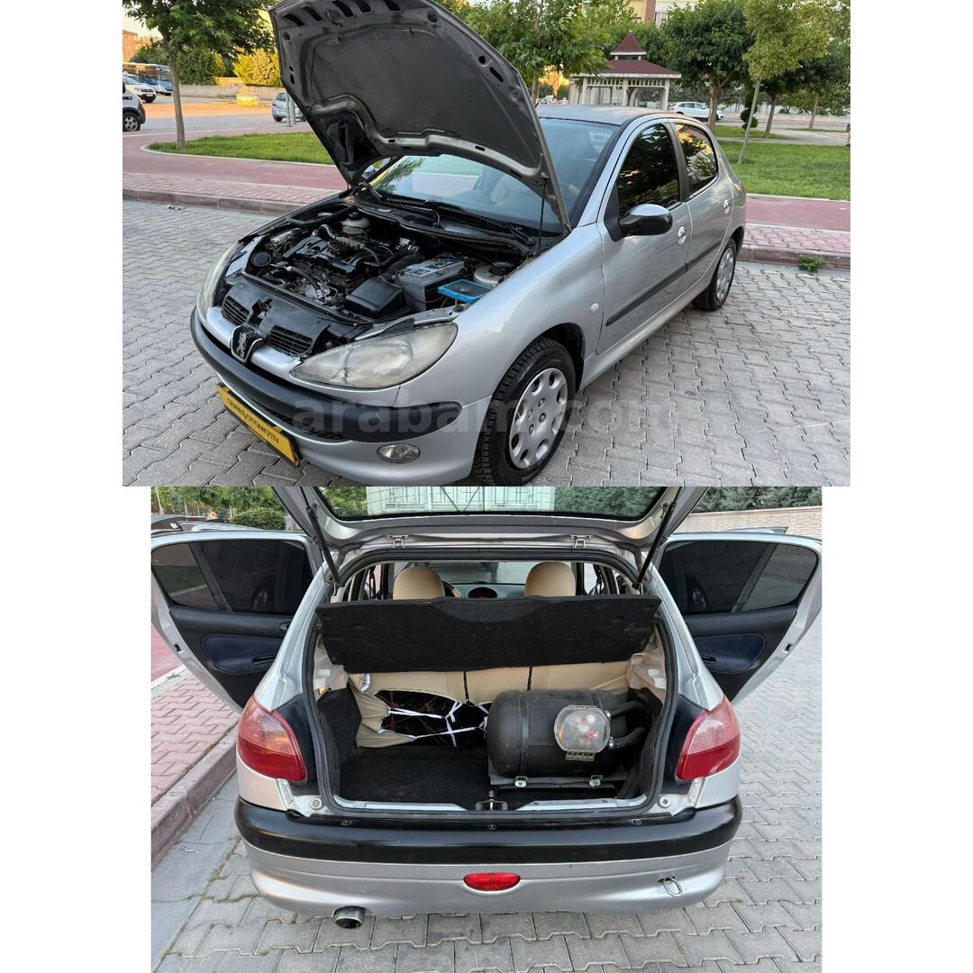 Galeriden Peugeot 206 1.6 XT 2002 Model Konya 240.000 km Gri (Gümüş) 5
