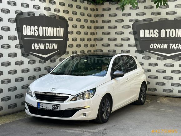 ORAS'DAN 2015 MODEL PEUGEOT 308 1.6 BLUEHDİ ACTİVE CAM TAVAN'LI