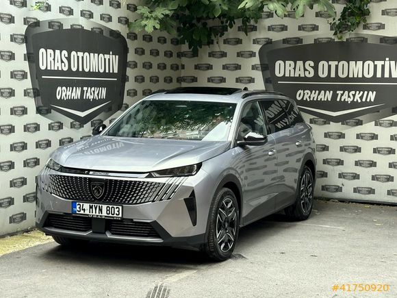 ORASDAN 2025 MODEL PEUGEOT 5008 1.2 HYBRİD 7 KOLTK ALURE BOYASIZ