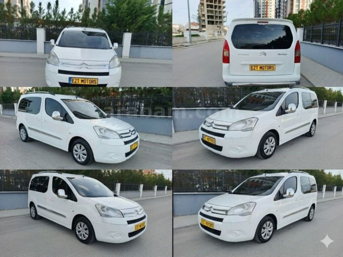 Galeriden Citroen Berlingo 1.6 HDi Combi X 2009 Model Karaman 394.779 km Beyaz 1