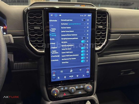 2024 FORD RANGER 3.0 V6 WILDTRAK 36"KM-E.BAGAJ-BOYASIZ-BAKIMLI