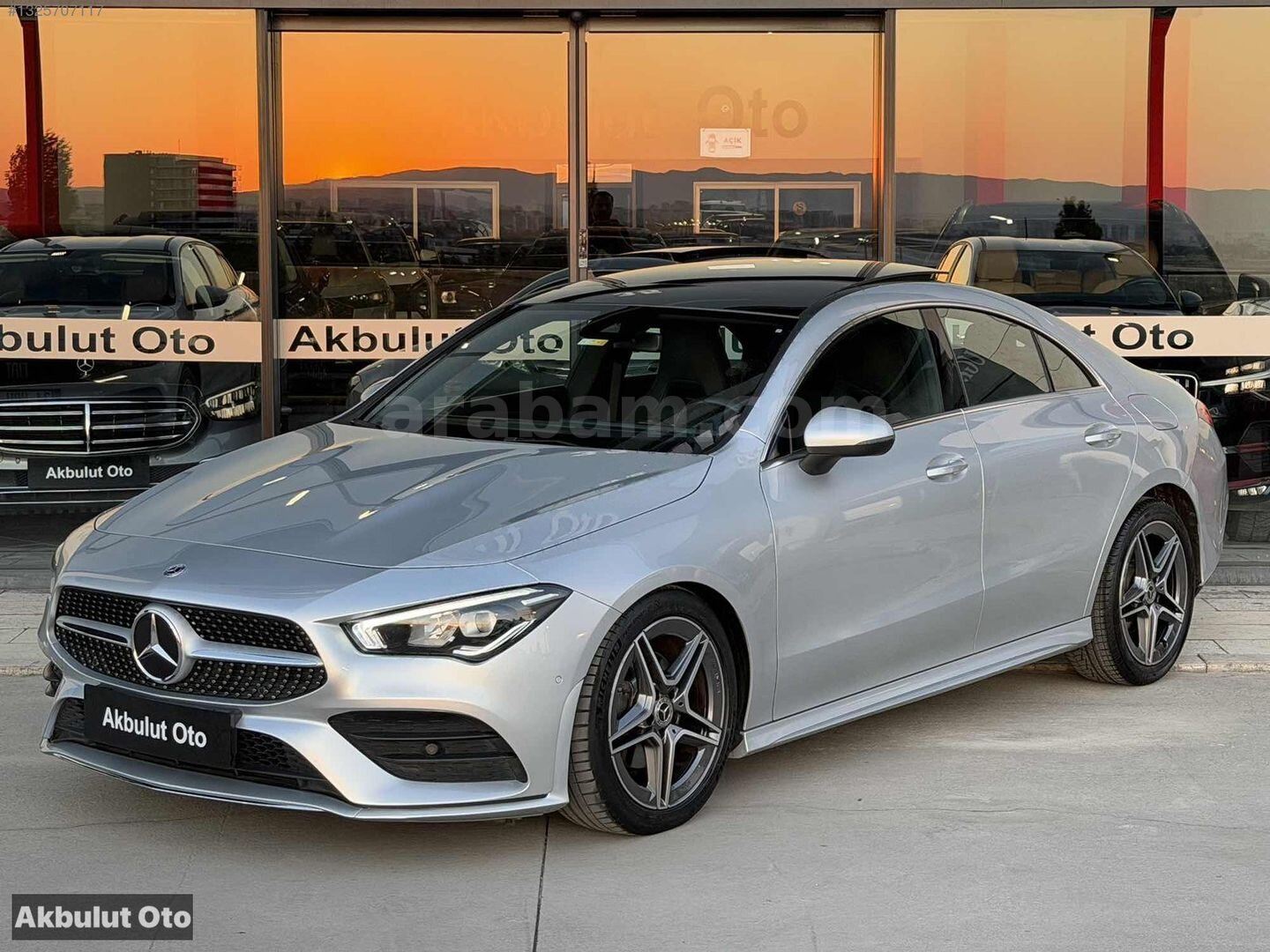 Galeriden Mercedes - Benz CLA 200 AMG+ 4Matic 2022 Model Ankara 35.000 km Gri 3
