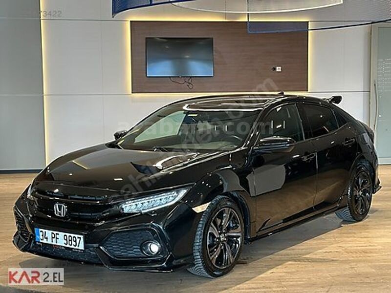Galeriden Honda Civic 1.5 i-VTEC Sport 2017 Model İstanbul 33.960 km Siyah