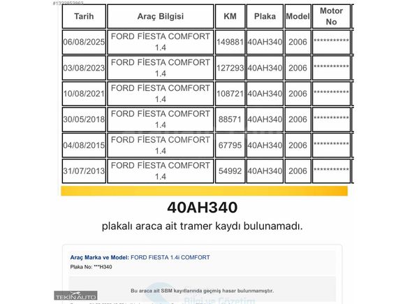EMSALSİZ FİESTA 1.4COMFORT