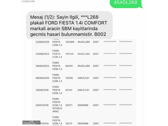 EMSALSİZ FİESTA 1.4 COMFORT