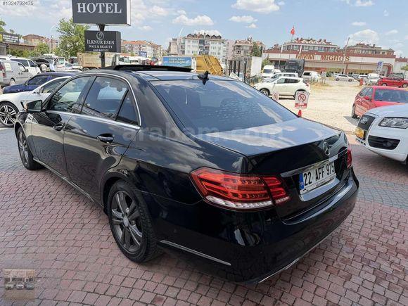 EDİRNE ADA OTOMOTİVDEN 2014 MERCEDES E180 CAM TAVAN-K.ISITMA-BEJ