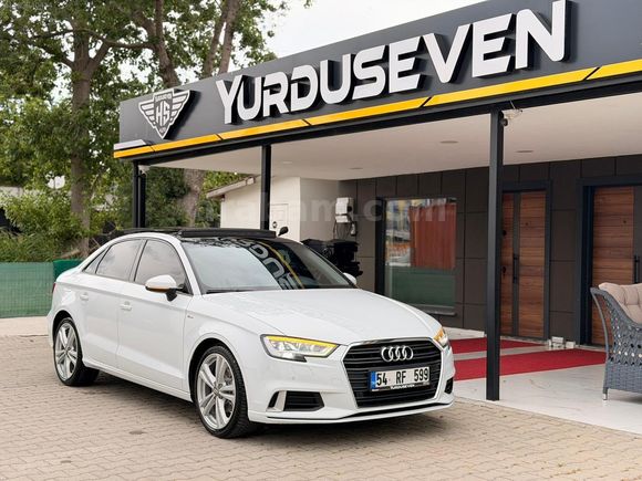 2020 AUDİ A3 SEDAN 35 TFSİ SPORT -CAM TAVAN -DEĞİŞENSİZ BAKIMLI
