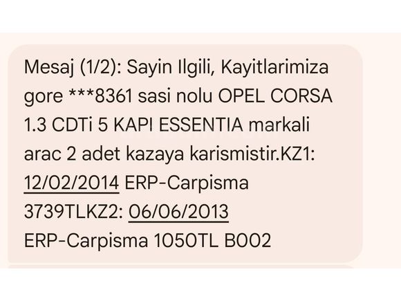 Sahibinden Opel Corsa 1.3 CDTI Essentia 2011 Model