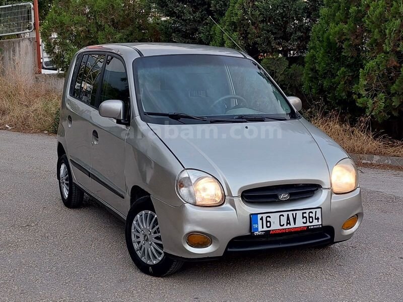 Galeriden Hyundai Atos 1.0 GLS 1998 Model Bursa 338.000 km Gri