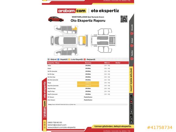 NETKAR-2019 OPEL COMBO 1.5 CDTI 130HP ULTIMATE EAT8 BAKIMLI
