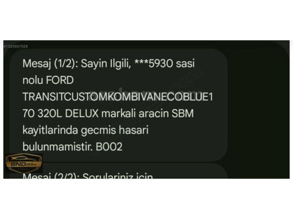 UZUN ŞASE ORJİNAL 5+1 YENİ KASA DELUXE