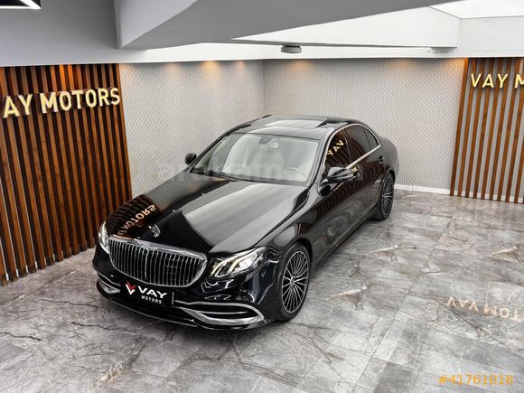 "VAY MOTORS" 2017 MERCEDES E 220d 4 MATİC EXCLUSİVE MAYBACH