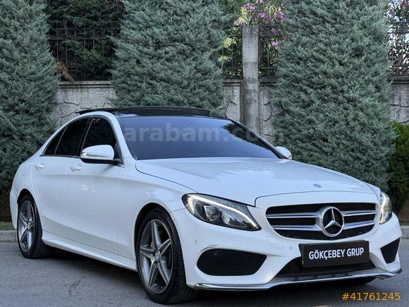 MERCEDES C200d AMG/PANORAMİK CAM TAVAN/KOLTUK ISITMA/160.000 KM