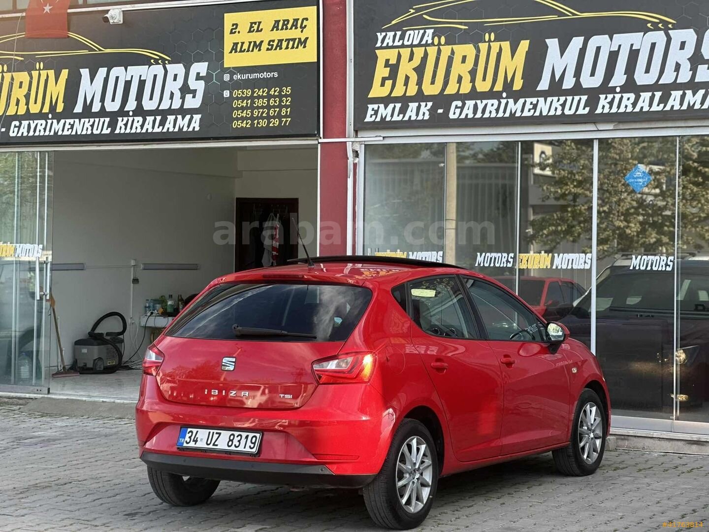 Galeriden Seat Ibiza 1.0 EcoTSI Style 2017 Model Yalova 136.000 km Kırmızı 7