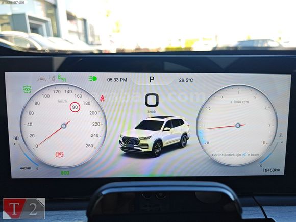 *KK 12 AY TAKSİT İMKANI*TEKBAŞ 2.EL ADANA'DAN CHERY TG 8 PRO MAX