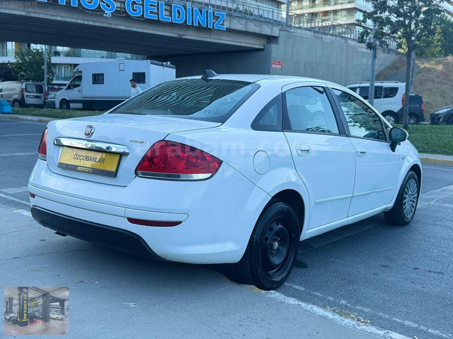 Galeriden Fiat Linea 1.3 Multijet Easy 2013 Model İstanbul 188.000 km Beyaz 5