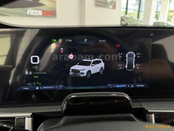 6 BİN KM CHERY TİGGO 8 PRO MAX 7 KİŞİLİK CAM TAVAN SONY BOYASIZ